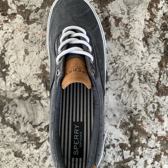 Sperry Striper II lace up canvas sneaker - Picture 4 of 7